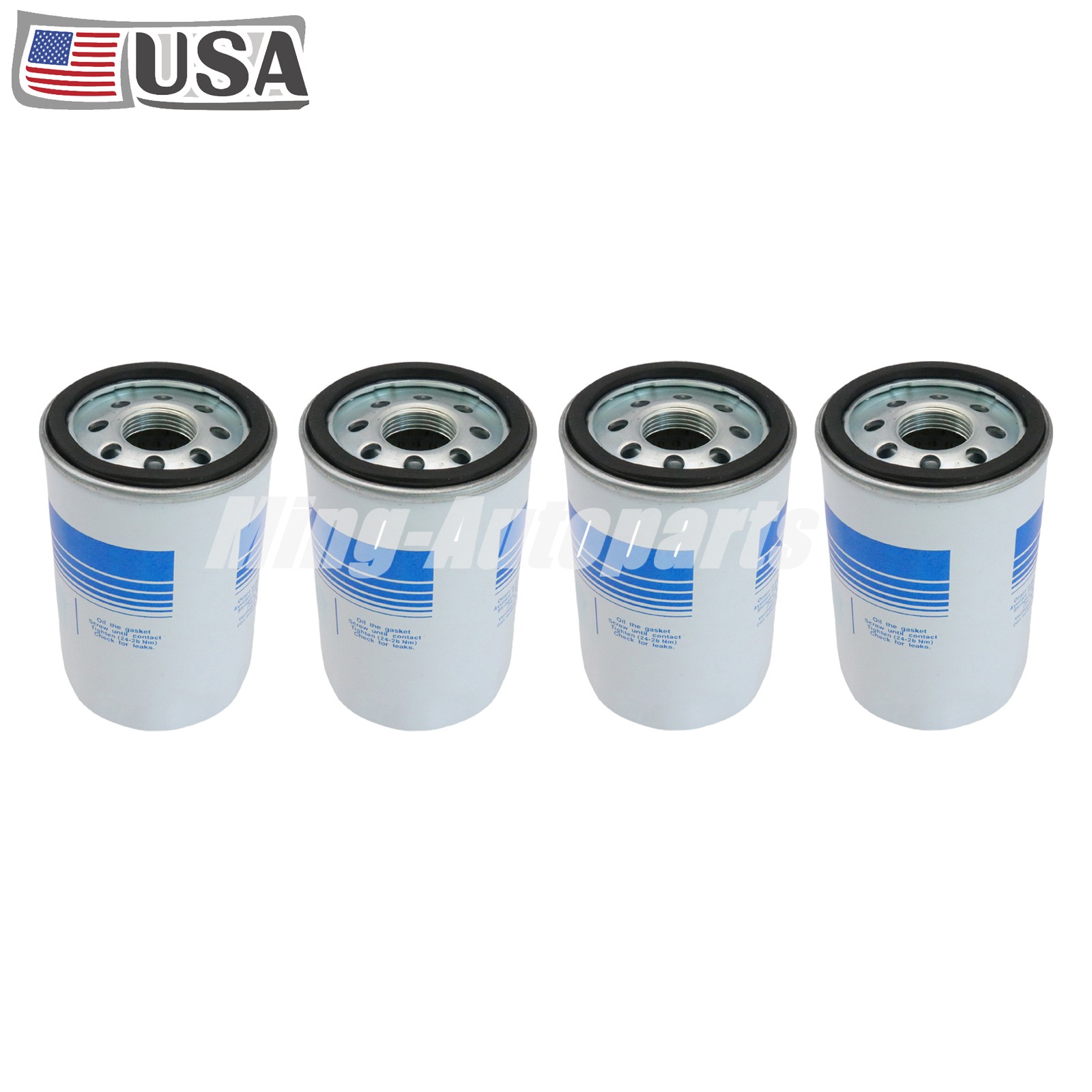 Lamborghini Aventador 1975-1976 Oil filters 4 pcs P/N 07M115561B