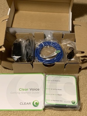 Linksys SPA2102-SF CLEAR Voice Adapter router (Brand new)