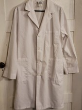 Unisex White Lab Coat   META Fundamentals Size M 