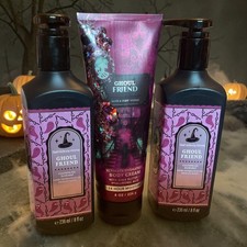 Bath  Body Works Ghoul Friend Set Body Cream  2 Soaps Halloween Retired