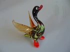 Murano Glass Duck Figure Murano Glass Art Decorative Glass Décor Handmade New
