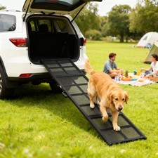 PawHut Dog Car Ramp, 75" x 20" Large Folding Portable Pet Ramp