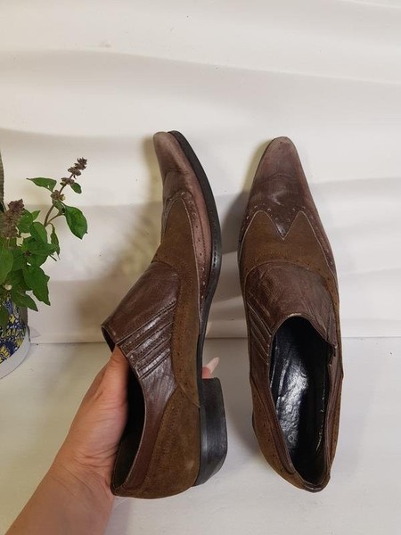 Men Vic Matie Heels Brown Leather 39