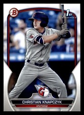 Christian Knapczyk 2023 Bowman Draft 1st RC #BD-180 Guardians ROOKIE *003