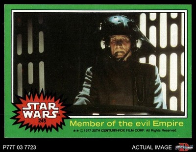 1977 Topps Star Wars #245 Member of the evil Empire 5 - EX