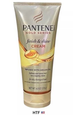 Pantene Gold Series Finish & Shine Cream PRO-V Infused w/Argan Oil 6 oz - 1 Tube