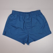 Vintage Levi's 80's Gym Shorts Blue Made in USA Mens Large x 2.5"