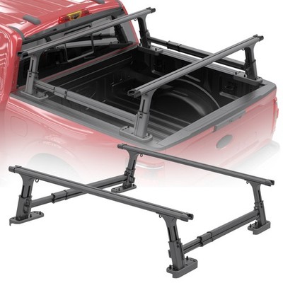 Universal Aluminum Pickup Truck Bed Rack Adjustable Height Truck Ladder Rack