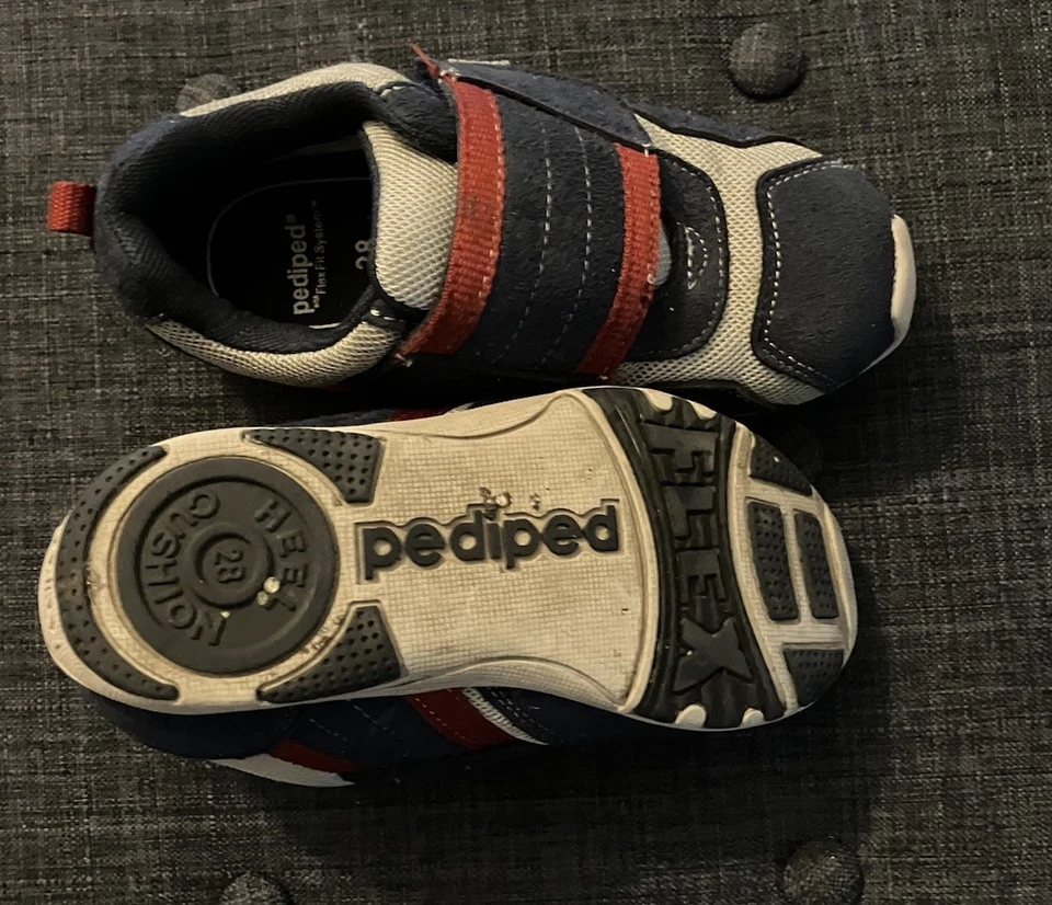 Pediped Grip & Go Adrian Azul Marino/Gris/Rojo Talla EE. UU. 11-11,5 Foto 3 de 3