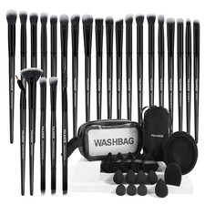 Eye Makeup Brushes, 41 Pcs Premium Synthetic Precision Makeup Brush Set Contour