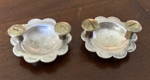 2 Vintage Sterling Silver Concho 1-1/2” Screw-Back Approx. 21g - Imagen 2 de 7