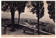 1920 Fiesole Panorama Florence Italy Landscape Vintage Postcard PM