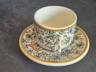 Coimbra Ceramic Tea Cup and Saucer Set, Crafted in Portugal, signed & Documented — photo 8