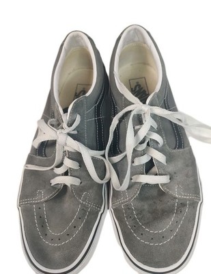 Vans Off the Wall Classic Low Canvas Suede Skate Shoes Grey Old Skool  sz 10 men