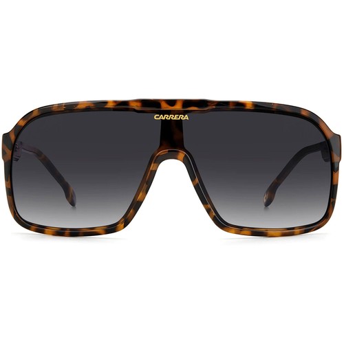 Carrera Unisex Sunglasses Grey Gradient Lens Havana Square Frame 1046/S 086 9O - Picture 2 of 2