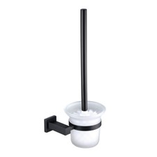 Matte Black Square Modern Solid Brass Wall Mounted Bathroom Accessories
