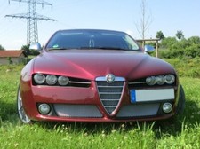 TUNING für Alfa Romeo 159 Stoßstange - Alu Renngitter Grill für Frontschürze SW