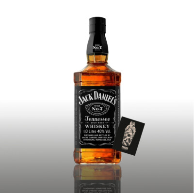 Jack Daniels BLACK LABEL TENNESSEE WHISKEY 1L (40% vol
