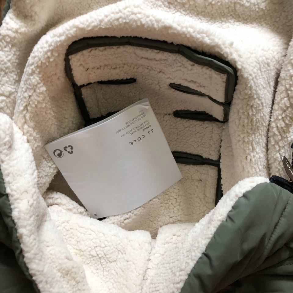 Bolso Bunting JJ COLE Urban Bundleme 0-12 M Verde Con Botones Foto 3 de 4