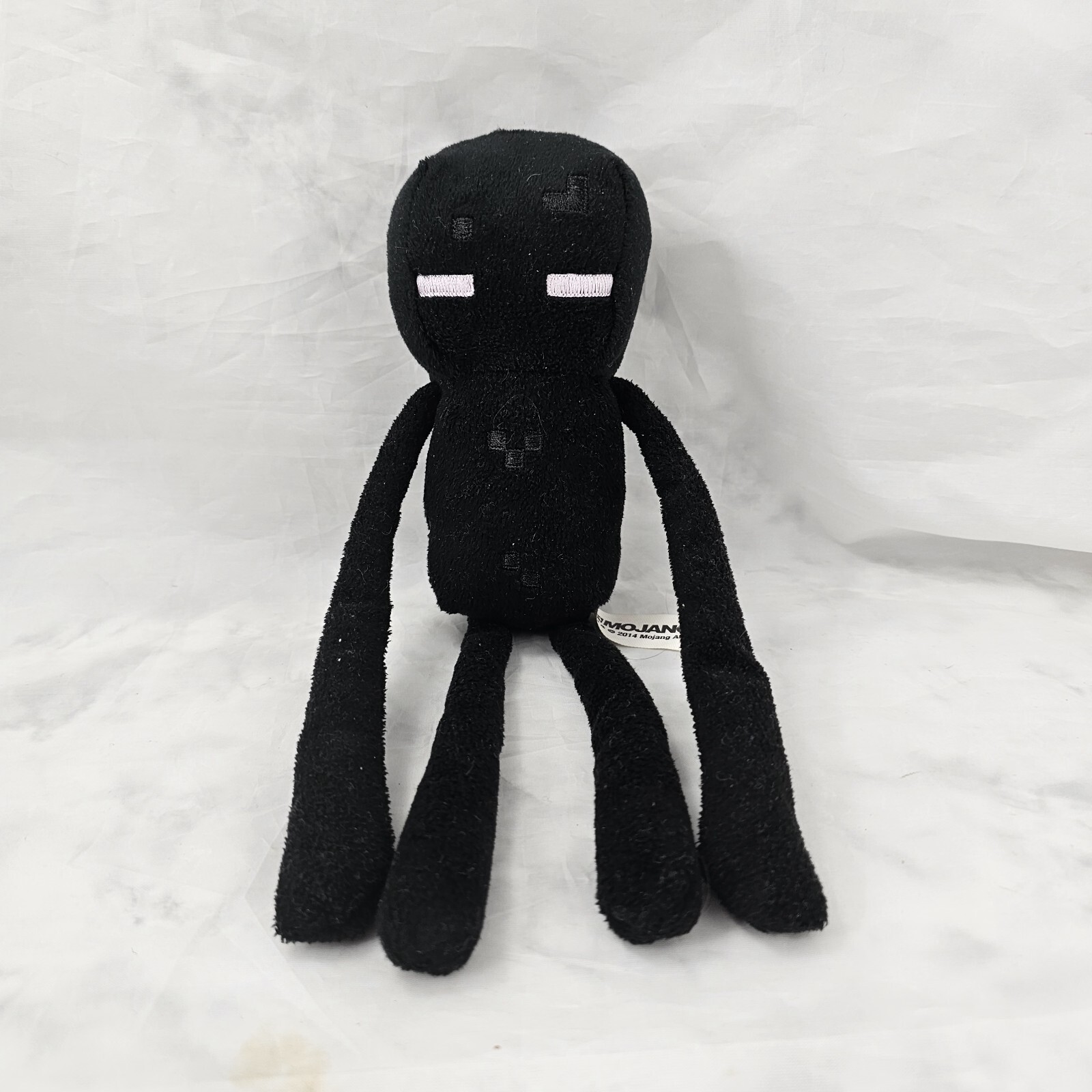 MINECRAFT ENDERMAN STUFFED ANIMAL 2014 10 1/2" Long Black MOJANG