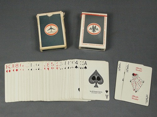 2 Decks Sealed Playing Cards American Airlines Astrojets - Bild 2 von 3