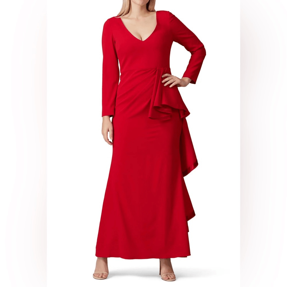 strapless open back dress Halter Long A-line Side Slit Dark Red Prom Dresses, Bridesmaid Dresses –  Berryera