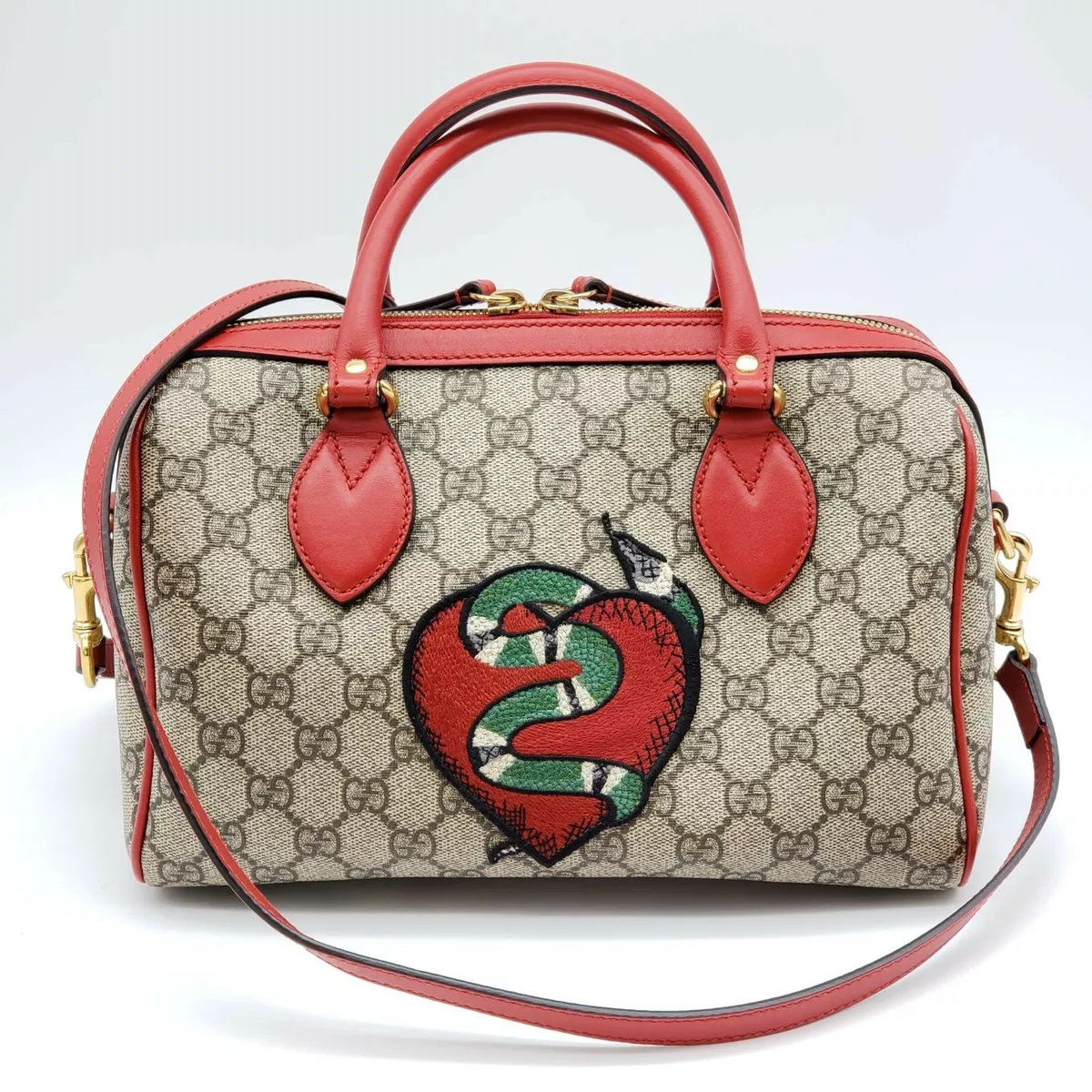 Authenticated Used GUCCI Old Gucci Vintage Mini Boston Bag Handbag