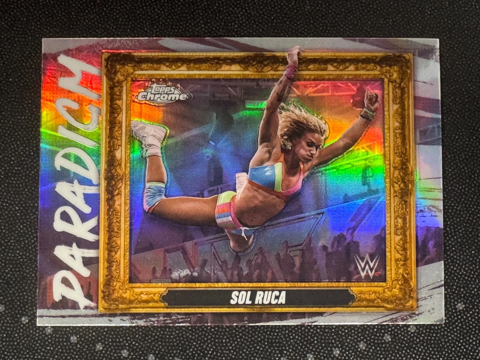 2025 Topps Chrome WWE #PAR-SOL Sol Ruca Paradigm Insert Refractor