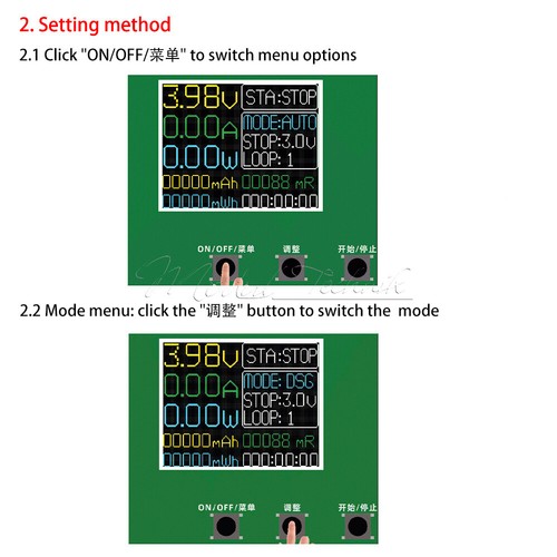 18650 Battery Capacity Tester internal Resistance Detector Charging Discharging - Bild 15 von 21