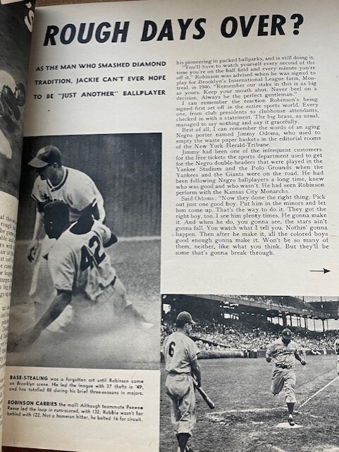 Jackie Robinson Sport LIFE MAGAZINE BIG BASEBALL ISSUE JUNE 20