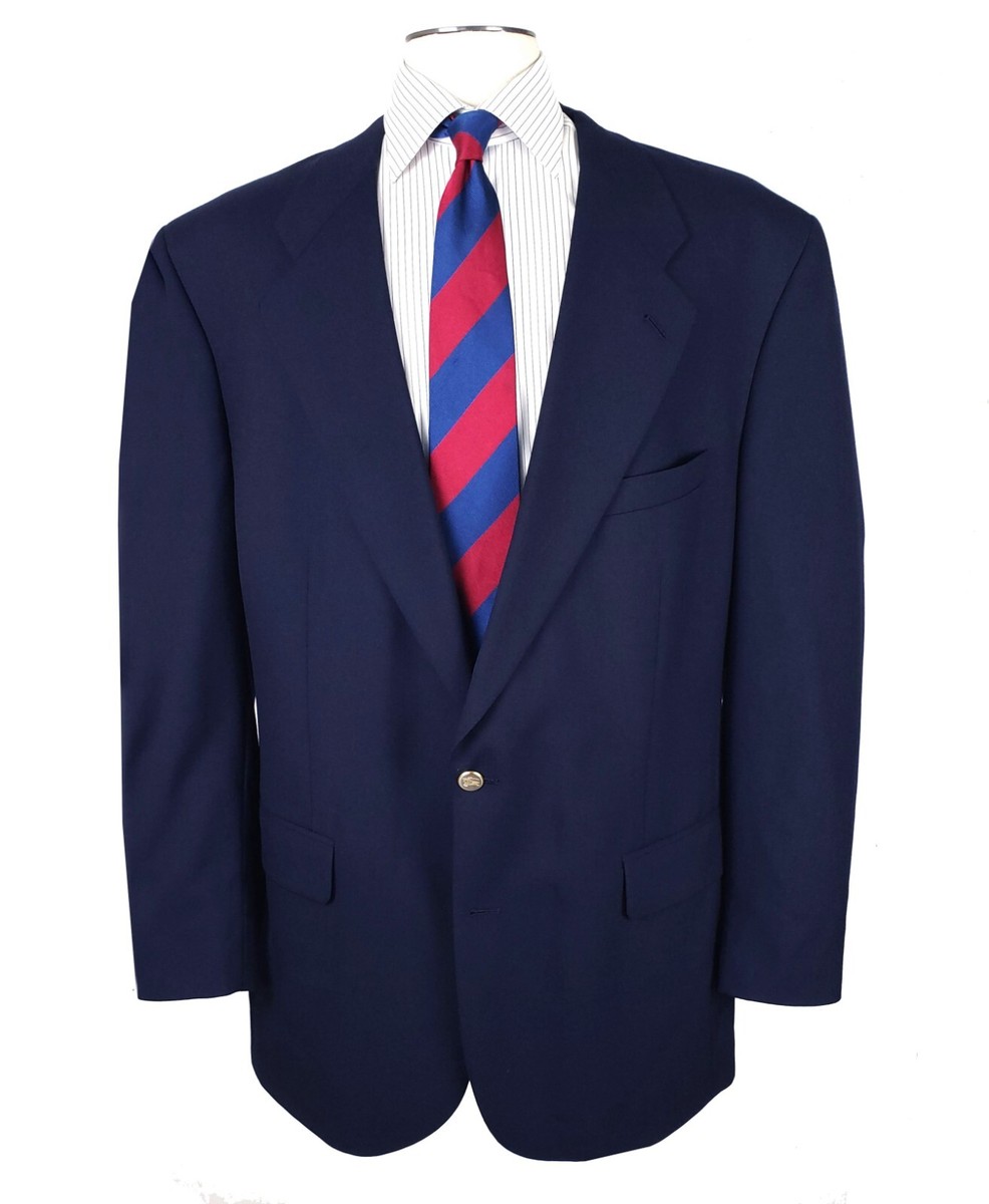 全*。様 BURBERRY ジャケット(ネイビー) Burberry 46L Gold Logo Button Blazer Navy Blue VTG | eBay