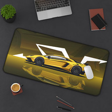 Aventador SV Mouse Pad   Exotic Supercar Desk Mat for Speed Lovers  Gamers