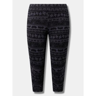 New Torrid Crop Signature Waist Pocket Premium Legging in Fair Isle sz 