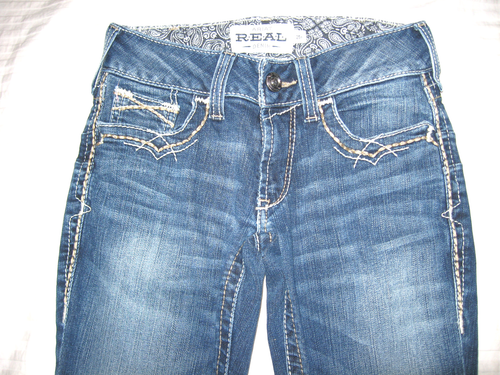 Ariat Real Women’s Boot Cut Denim Jeans ~ Size 25R