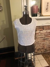 Vintage 1960s P.S. Boutique Sequin and Beaded Top