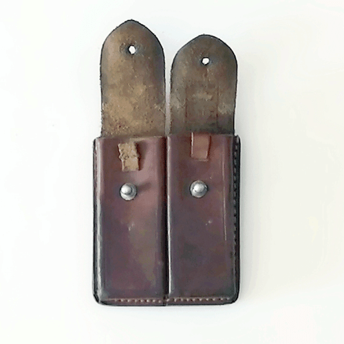Überschüssige Original Chinesische Militär Tokarev Leder Pistole Munitionstasche - Bild 3 von 3