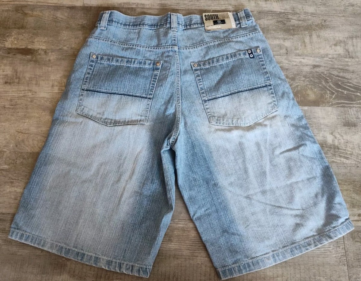 Vintage Southpole Jean Shorts Mens 36 Denim Jorts Baggy Wide Vintage Southpole Jean Shorts Mens 36 Denim Jorts Baggy Wide
