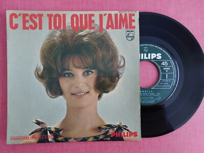 SHEILA 45 Tours 4 Titel '' Du liebst mich '' '' Getestet. Portofrei