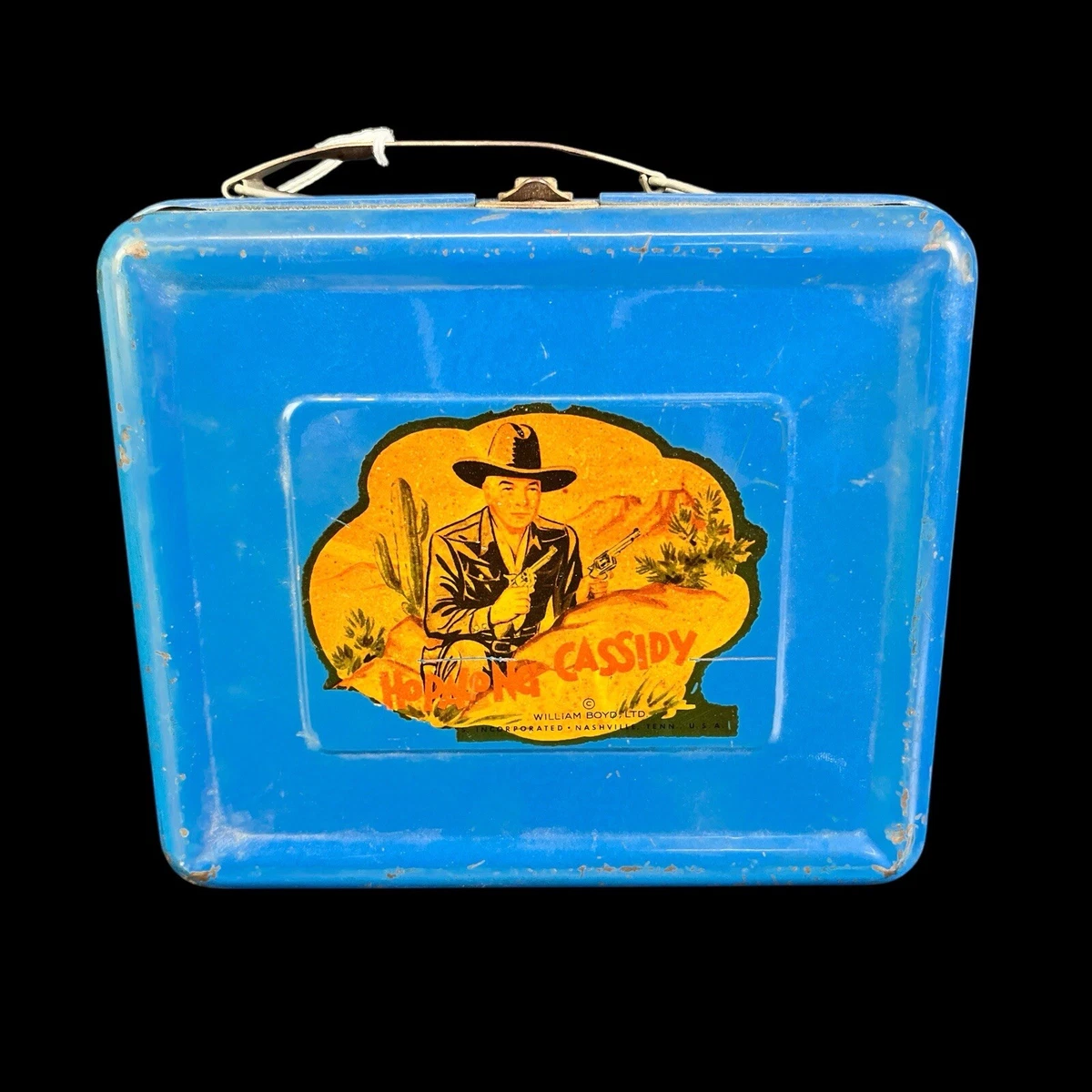 Hopalong Cassidy Metal Lunch Box for sale | eBay