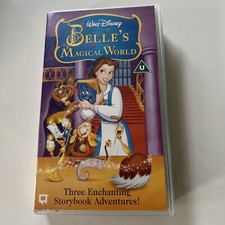 Belles Magical World Walt Disney VHS Tape 