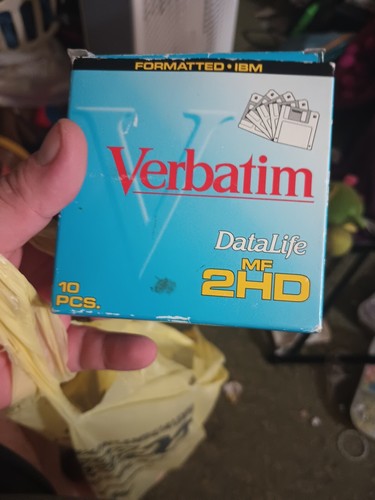 Verbatim DataLife MF 2HD High Density Formatted for IBM *New Unused*