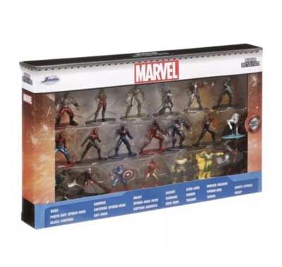 New Marvel 20 Piece Set Nano Metalfigs Diecast Figurines Groot Carnage Venom etc