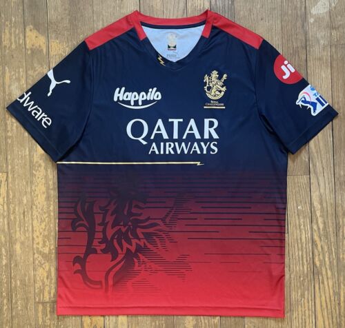 Puma Royal Challengers Bangalore 18 Virat Jersey Shirt Cricket India Size Large