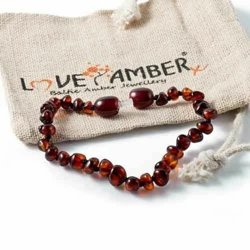 Baltic amber teething bracelet hotsell anklet