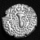 Ancient India Chalukya Dynasty 9 Century Silver Drachm 228-704