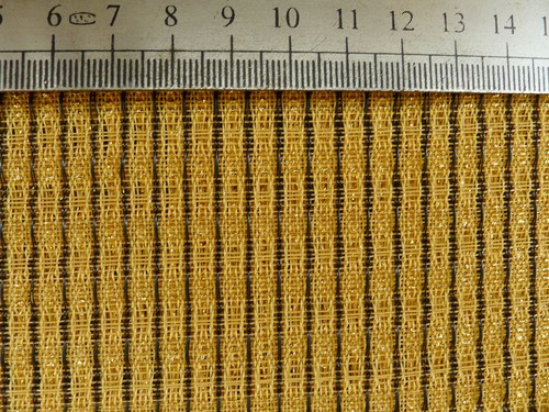 30''x20" / 76cmx51cm Gold Black Grill Cloth Replacement For Fender 57 deluxe - Picture 2 of 5