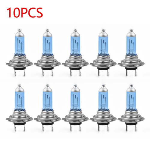 Light Xenon Headlights Set Bright 10pcs 12V 55W White 6000K Halogen Car Bulbs