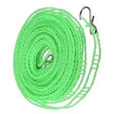 26.24 ft Portable Clothesline Nylon Windproof Non-Slip Washing Line Green