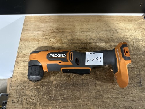 RIDGID 18V SubCompact 3/8" Right Angle Drill (R87701B)For Parts Or Repair R-215R