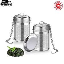 2 Pack Tea Infuser for Loose Tea, Extra Fine Mesh Tea Strainers Teapot Cups